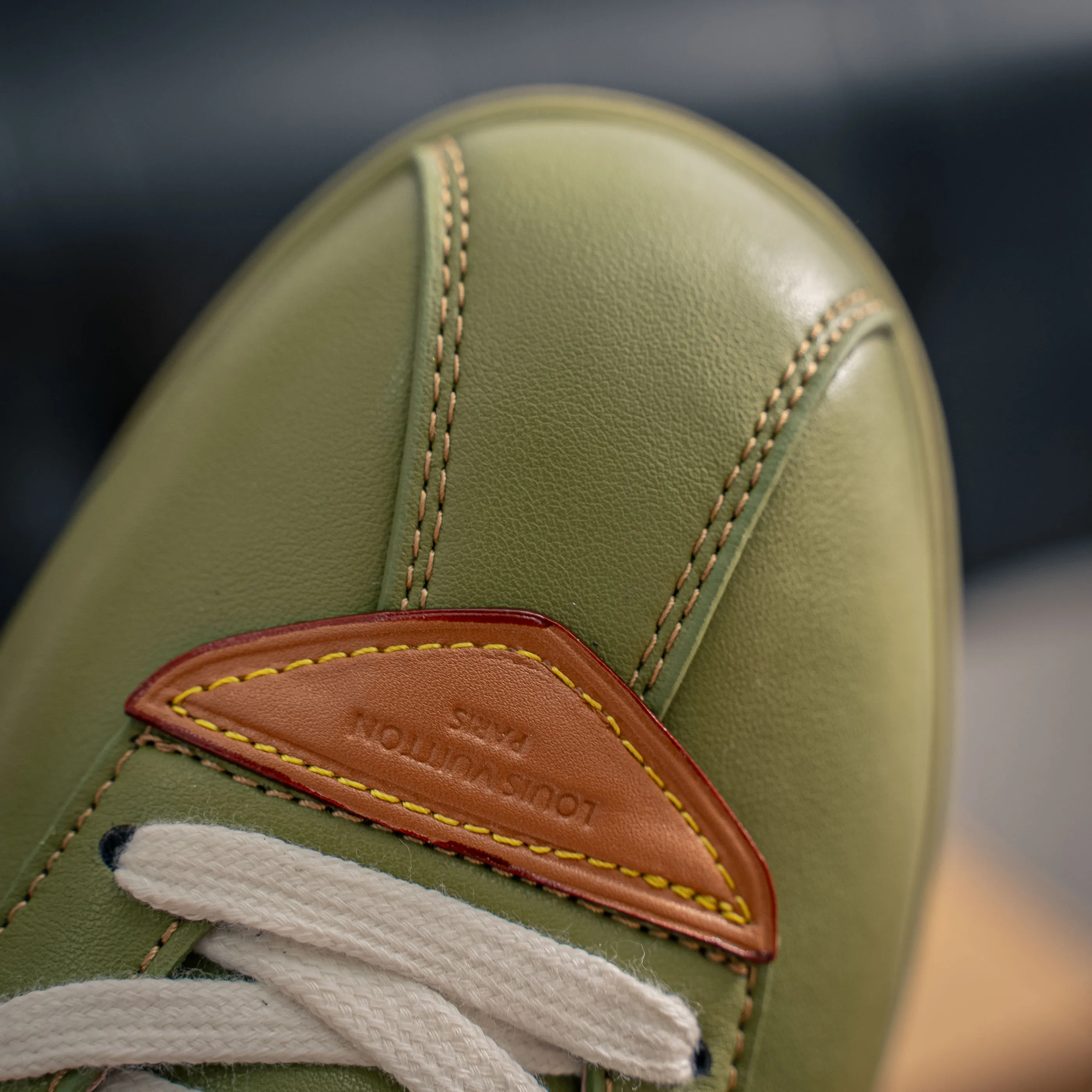 # LOUIS VUITTON x Nigo lv Buttersoft Cowhide Leather FW 25 Lace-Up Low-Top Shoes Same Style